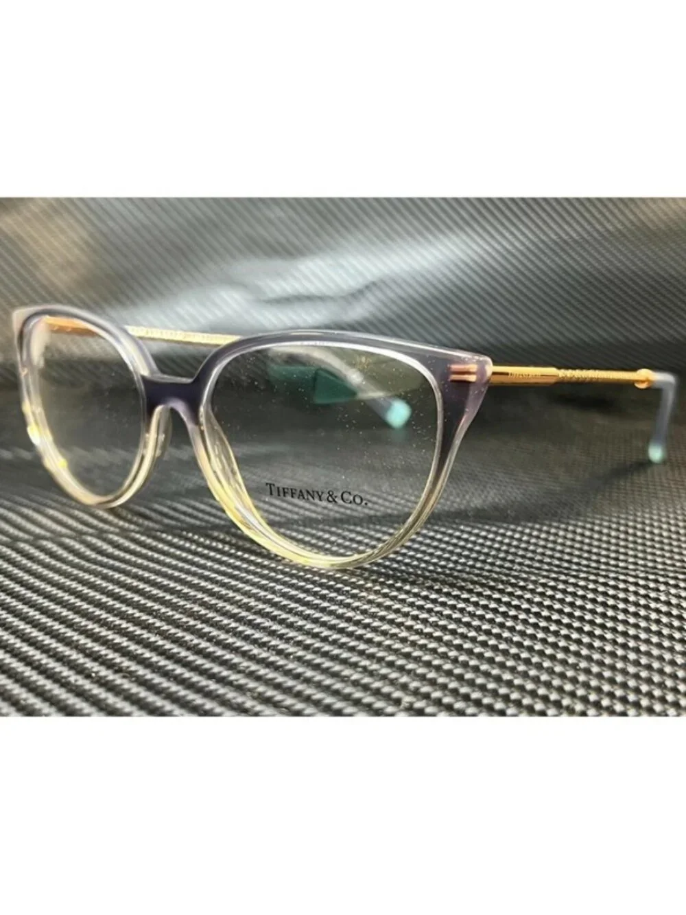 New Tiffany & Co. Women  Grey Blue Eyeglasses  55- 16- 140
